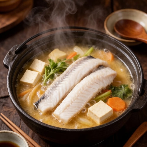 Eel strips in a hot pot
